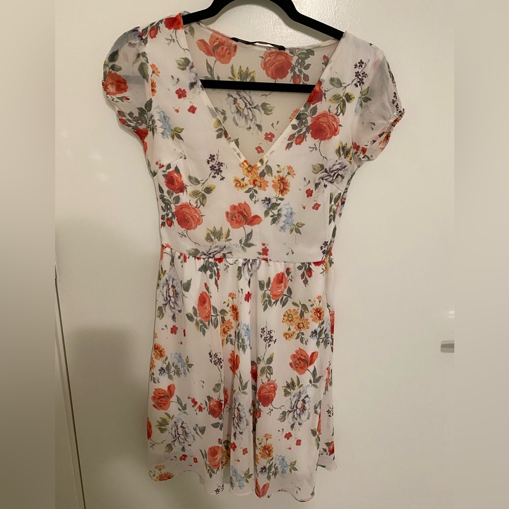 Zara floral dress